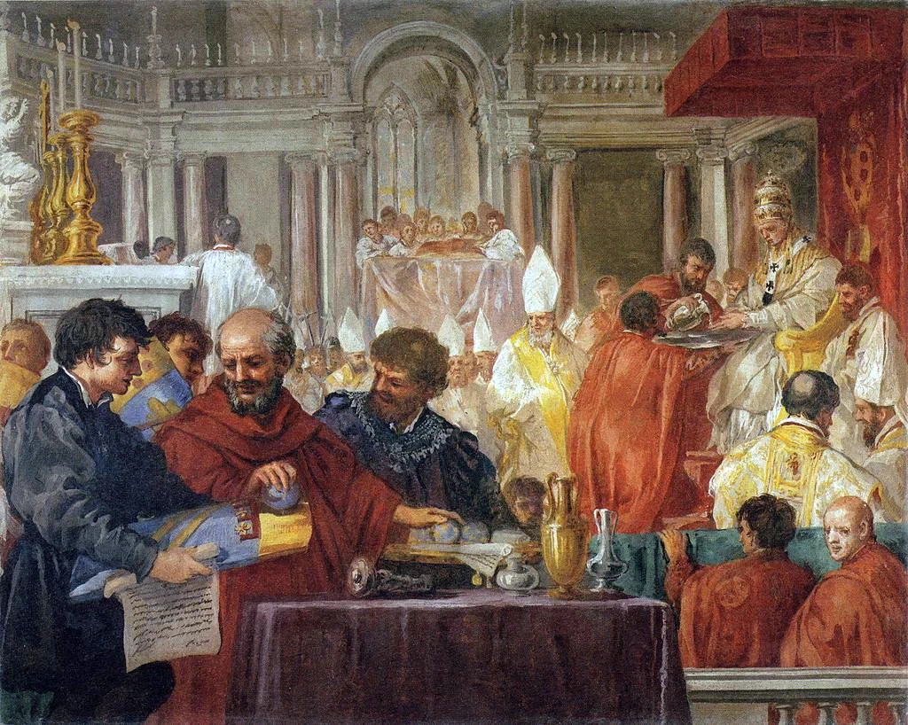 Papa Eugenio IV consacra la Chiesa di Santa Maria del Fiore - Casa Buonarotti, Firenze
